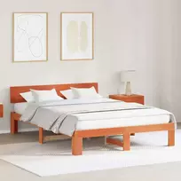 Lovos rėmas Vaško ruda 140 x 200 cm Kietos pušies mediena