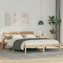 Lovos rėmas Ruda 160 x 200 cm Kietos pušies mediena