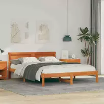 Lovos rėmas Vaško ruda 150 x 200 cm Kietos pušies mediena