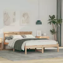 Lovos rėmas Ruda 140 x 190 cm Kietos pušies mediena