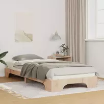 Lovos rėmas Ruda 80 x 220 cm Kietos pušies mediena