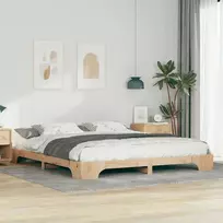 Lovos rėmas Ruda 180 x 220 cm Kietos pušies mediena