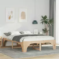 Lovos rėmas Ruda 150 x 200 cm Kietos pušies mediena