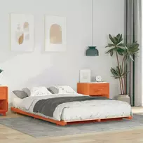 Lovos rėmas Vaško ruda 135 x 190 cm Kietos pušies mediena