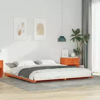 Lovos rėmas Vaško ruda 200 x 210 cm Kietos pušies mediena
