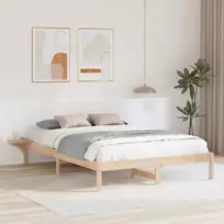 Lovos rėmas Natūrali 160 x 200 cm Kietos pušies mediena