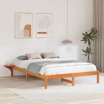 Lovos rėmas Vaško ruda 150 x 200 cm Kietos pušies mediena