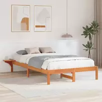 Lovos rėmas Vaško ruda 120 x 190 cm Kietos pušies mediena