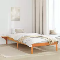 Lovos rėmas Vaško ruda 75 x 190 cm Kietos pušies mediena