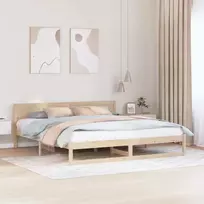 Lovos rėmas Natūrali 180 x 200 cm Kietos pušies mediena
