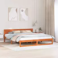Lovos rėmas Vaško ruda 180 x 200 cm Kietos pušies mediena