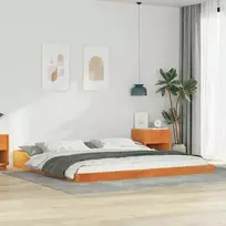 Lovos rėmas Vaško ruda 200 x 200 cm Kietos pušies mediena