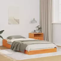 Lovos rėmas Vaško ruda 80 x 220 cm Kietos pušies mediena