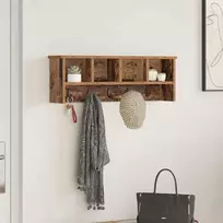 Prikabinamas paltas su lentyna Senas medis 75 x 16 x 26 cm