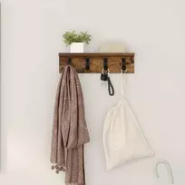 Prikabinamas paltas Rūkyta ąžuolas 40 x 10,5 x 10,5 cm