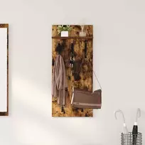 Prikabinamas paltas su lentyna Rūkyta ąžuolas 40 x 10 x 90 cm
