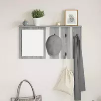 Prikabinamas paltas Pilka sonoma ąžuolo 85 x 10 x 45 cm