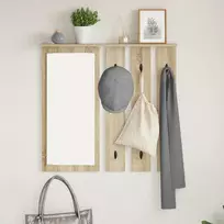 Prikabinamas paltas su lentyna Sonoma ąžuolas 84 x 10 x 80 cm