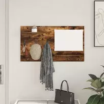 Prikabinamas paltas su lentyna Rūkyta ąžuolas 90 x 10 x 50 cm