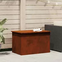 Lauko saugojimo dėžė Rūdijanti 80 x 50,5 x 50 cm Plienas