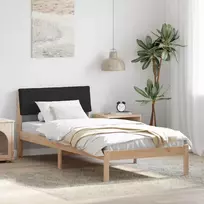 Lovos rėmas Ruda ir juoda 90 x 200 cm Pušies masyvas
