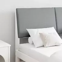 Apmušta lovos galvūgalis Šviesiai pilka 160 cm