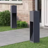 Saulės LED takų šviestuvas 2 pcs Antracitas