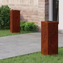 Saulės LED šaligatvio šviesa 2 pcs Rūdijanti