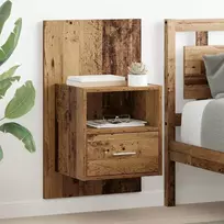 Šalia lovos spintelė 2 pcs Senas medis 50 x 32.5 x 80cm