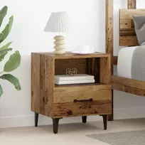 Šalia lovos spintelė 2 pcs Sena mediena 40 x 35 x 47.5 cm