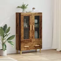 Aukštas spintelė su stalčių Senovinis medis 70 x 31 x 115 cm