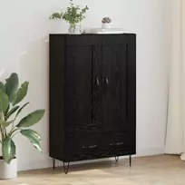 Aukštas spintelė su stalčių Juodas ąžuolas 69,5 x 31 x 115 cm
