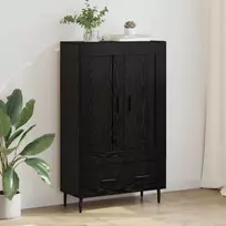 Aukštas spintelė su stalčių Juodas ąžuolas 69,5 x 31 x 115 cm