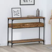Konsolinis stalas su lentyna Sena mediena 100 x 29 x 75 cm
