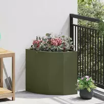 Kampinė Vazonas Alyvuogių žalia 45 x 45 x 50 cm Plienas