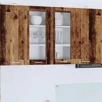 Pakabinama spintelė su saugykla Senas medis 80 x 31 x 80 cm