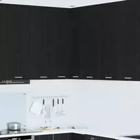 Pakabinama spintelė Juodas ąžuolas ir baltas 57 x 57 x 100 cm