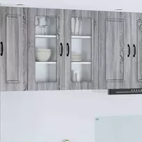 Indaplovės plokštė Kalmar 2 pcs Pilkas Sonoma 40 x 31 x 80 cm