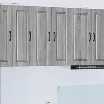 Sieninė spintelė PORTO 2 pcs Pilkas Sonoma 30 x 31 x 80 cm