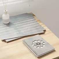 Dekoratyvinės Panelės 12 pcs Betono pilka 30 x 30 x 0.27 cm