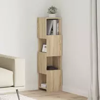 Kampinė spintelė Sonoma ąžuolas 25,5x25x102cm Apdirbta mediena