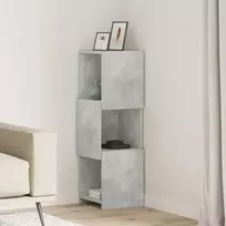 Kampinė spintelė Betono pilka 30,5x30x95cm Apdirbta mediena