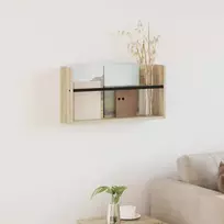 Žurnalų stovas Sonoma ąžuolas 60 x 12 x 30 cm Apdirbta mediena