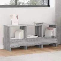 Žurnalų stovas Pilkas Sonoma 102 x 30 x 45 cm