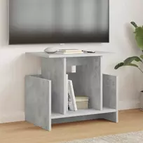 Televizoriaus stovas 2 pcs Betono pilka 50 x 35 x 45 cm