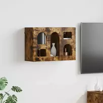 Pakabinama spintelė su lentyna Rūkyta ąžuolas 60 x 20 x 40 cm