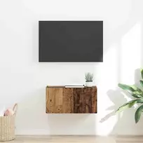 TV sieninė spintelė Senovinis medis 60 x 31 x 29,5 cm