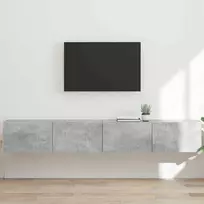 TV sieninė spintelė 2 pcs Betoninė 98 x 31 x 29,5 cm