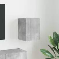 TV sieninė spintelė Betoninė 30 x 31 x 40 cm Apdirbta mediena