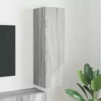 TV sieninė spintelė Pilkas Sonoma 30 x 31 x 100 cm